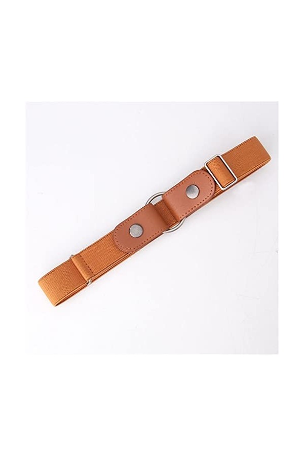 EYHLKM Ceinture Élastique sans Boucle for Jeans Ceinture en Cuir Véritable sans Boucle Color : B, Size : 105CM 