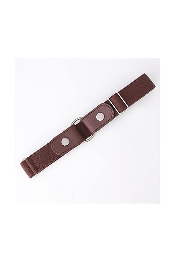 EYHLKM Ceinture Élastique sans Boucle for Jeans Ceinture en Cuir Véritable sans Boucle Color : B, Size : 105CM 