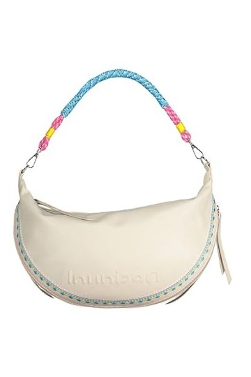 Desigual, BAG_RAVEN_KUWAIT 1001 RAW Femme, Blanc, Taille unique