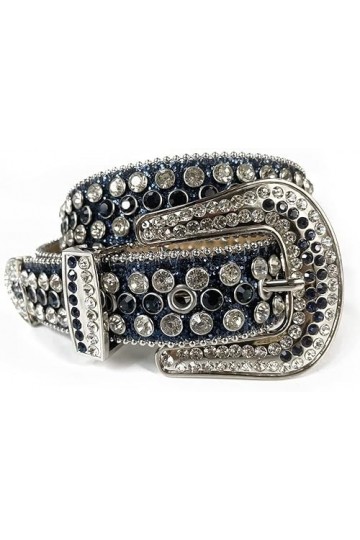 TAHALI Ceinture en Strass pour Femme, Ceinture en Strass Cowgirl Bling, Ceintures cloutées avec Boucle ardillon en Cristal ?,