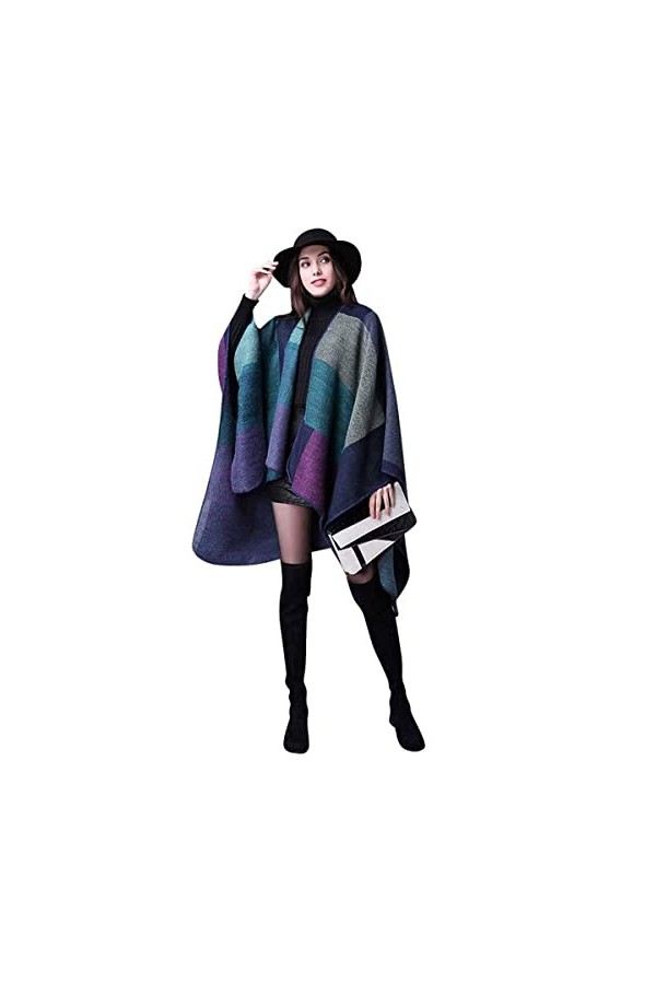 Niwicee Foulard Femme Écharpe Chale Femme Hiver Chaud Pashmina Châle Wrap Cape Frange Vintage Châles Cachemire Chaud Longues 