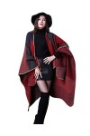 Niwicee Foulard Femme Écharpe Chale Femme Hiver Chaud Pashmina Châle Wrap Cape Frange Vintage Châles Cachemire Chaud Longues 