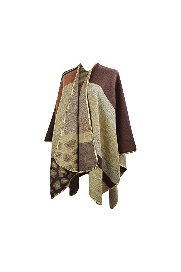Niwicee Foulard Femme Écharpe Chale Femme Hiver Chaud Pashmina Châle Wrap Cape Frange Vintage Châles Cachemire Chaud Longues 