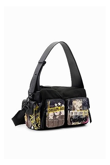 Desigual Sac femme bols_love road varadero 23waxa39 unique noir, Noir , Taille unique