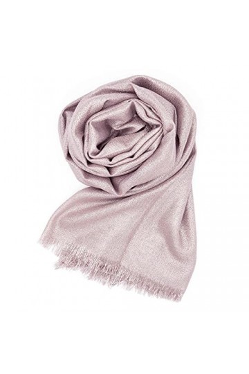 Colours & Beauty Châle de mariage élégant pour femmes | Étole de mariage Rose Lamé pour femmes | Foulard pour femmes | Écharp