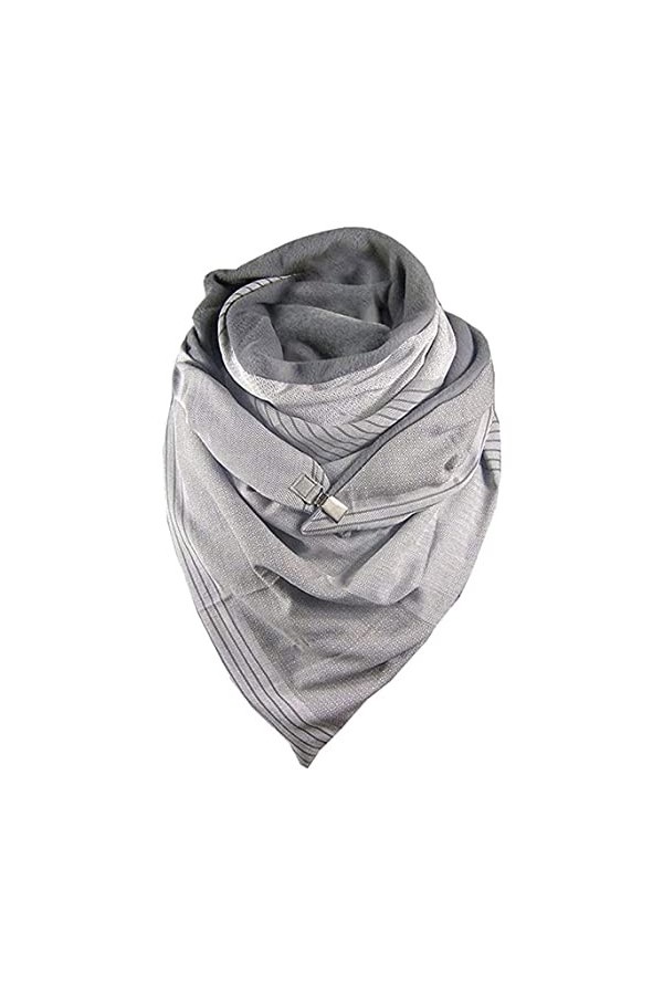 heekpek Écharpe Femme Mode Chic Foulards Châles Écharpe Chale Femme Wrap Écharpes Châles Couleur Unie Écharpe Chaud Rétro Aut