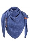 Vancavoo Écharpe Triangle Femme Hiver Foulards Châles Mode Grande Taille Echarpe Automne Hiver Étole Wraps Classique Élégante