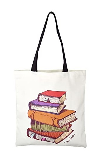 Sac en toile Femmes Hommes Tote Bag Grand sac à main Shopper avec poche intérieure zippée Mode Sac à bandoulière imprimé pour