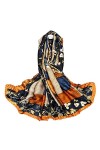 FAIRYGATE Echarpe Femme Hiver Femme Foulard En Soie Mélangée Écharpe De Soie Mode Élégant Léger Doux Wraps Étole Châle De Pla