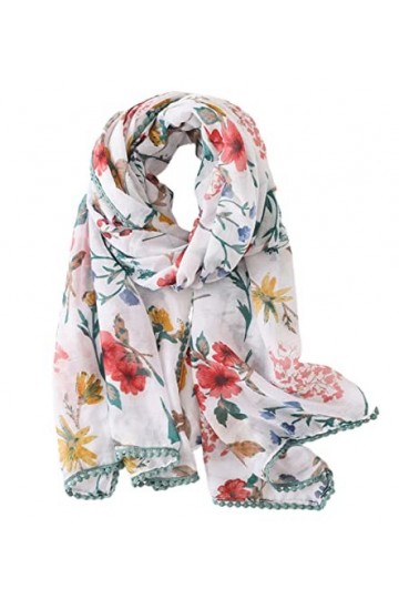 FAIRYGATE Femme Echarpe Châles Foulards Viscose Etoles écharpe Fichus de tête Les mariages Mariée Bridemaids Tenue de soirée 