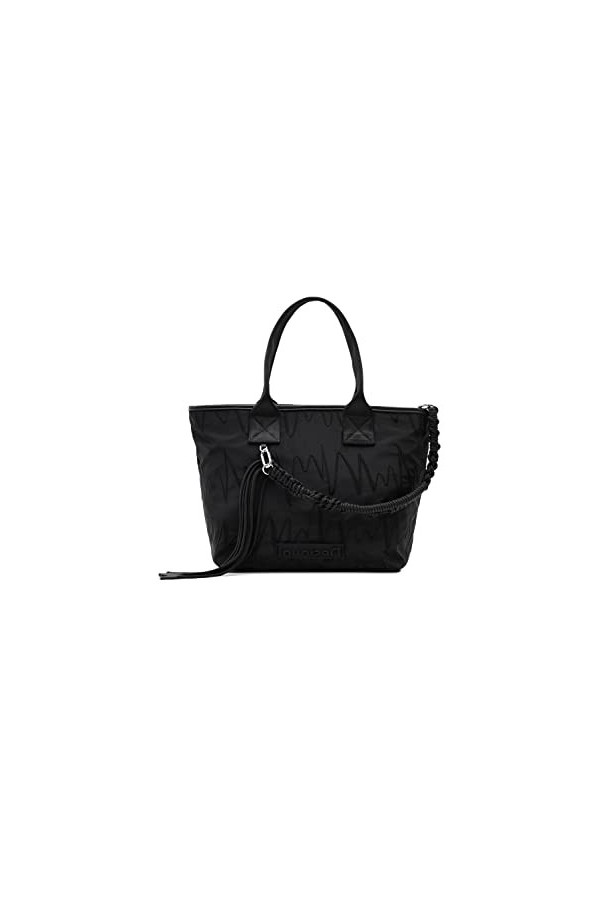 Desigual, BAG_B-BOLIS_PRAVIA 2000 BLACK Femme, Noir, Taille unique