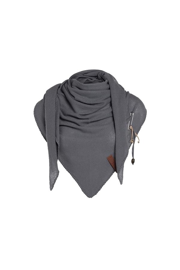 Knit Factory - Lola Châle - Steel - 190x85 cm