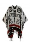 Desigual Poncho_Freedom Reversible Châle Pashmina Femme, Noir, Taille Unique