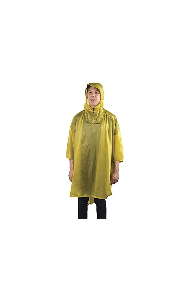 SEATO SUMMIT APONSTD15DLI Poncho 15D Lima Mixte, Citron Vert, Taille Unique