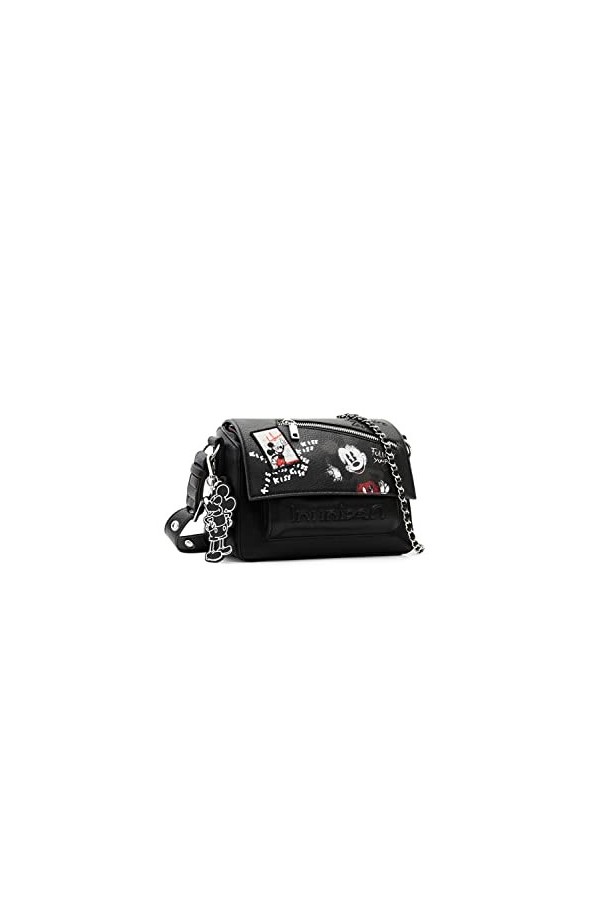 Desigual, Sac Mickey Rock PhUKET MI 2000 Noir Femme, one size