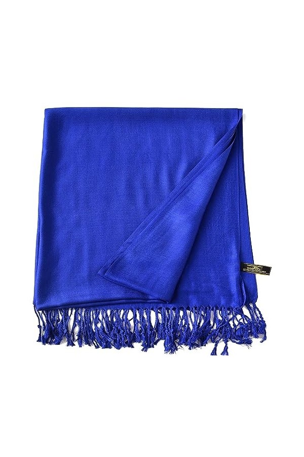 CJ Apparel Cadet - Châle népalais - Couleur unie - Gris, Cadet Gris., taille unique