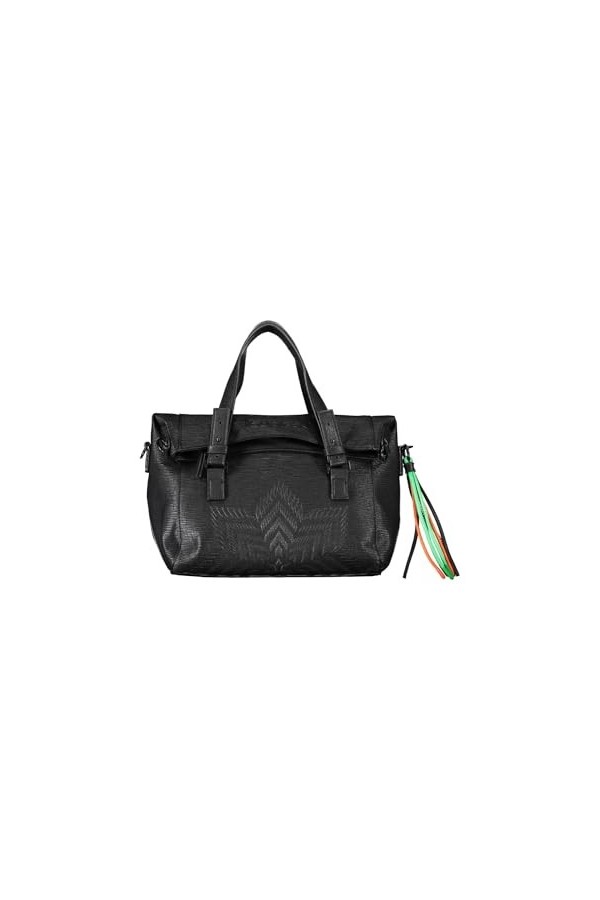 Desigual Bag, Sac Aquiles LOVERTY 2.0 2000 Black Femme, Noir, Taille Unique