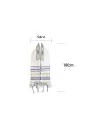 185 x 54 cm Châle de prière Tallit Nom du Seigneur épelé sur 4 coins Le Messie Tallit Châle Messianique, violet clair, 72.8 *