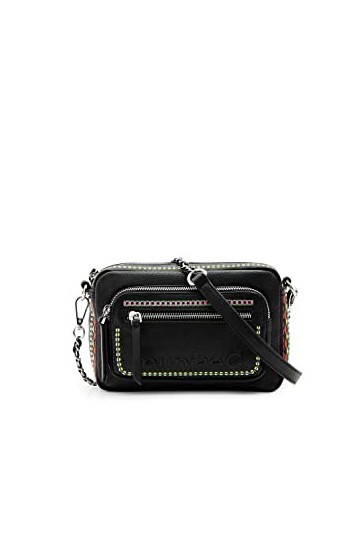 Desigual, Bag_RAVEN_CAMBRIDGE MINI 2000 BLACK Femme, Noir, Taille unique