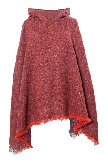 PADOLA Femme Sweats à capuche Tricot Poncho À Capuche Cape Crochet Frangé Tassel Châle Wrap Pull avec Finition et Franges Man