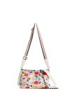 Desigual Bols_eterea White Dortmun, Across Body Bag Femme, Blanc, Taille Unique
