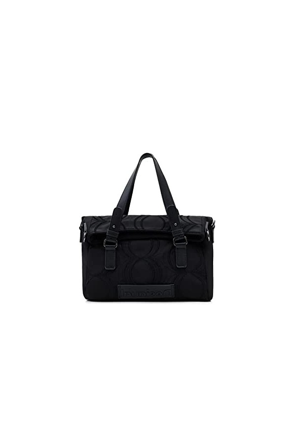 Desigual, BAG_BUBBLES_LOVERTY 2.0 2000 BLACK Femme, Noir