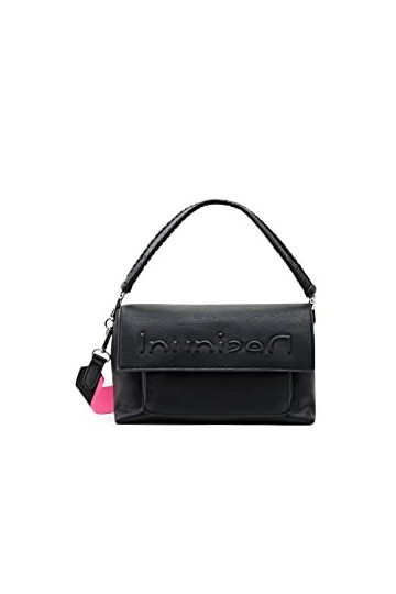 Desigual, BAG_HALF LOGO 23 VENECIA 2000 BLACK Femme, Noir, Taille unique