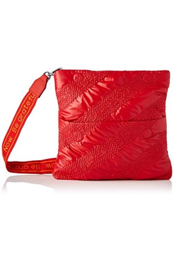 Desigual Fabric Across Body Bag, Sac de Sport Femme, Noir, Taille Unique