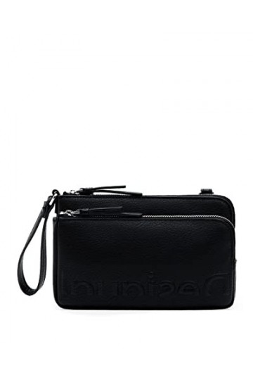 Desigual, Mone_Half Logo 22_Linda 2000 Black pour Femme, Noir, Taille Unique