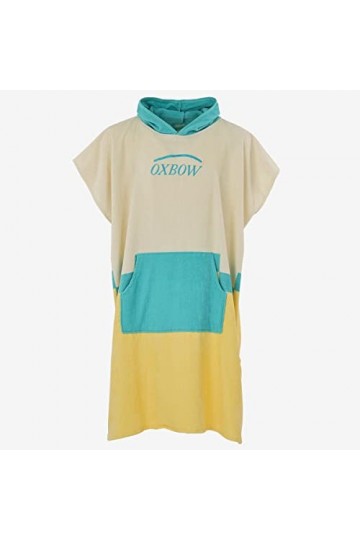 OXBOW P1SERGIO Poncho de Surf Mixte colorblock Sel, taille unique