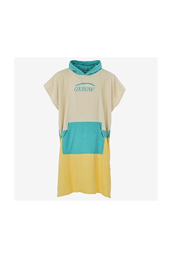 OXBOW P1SERGIO Poncho de Surf Mixte colorblock Sel, taille unique