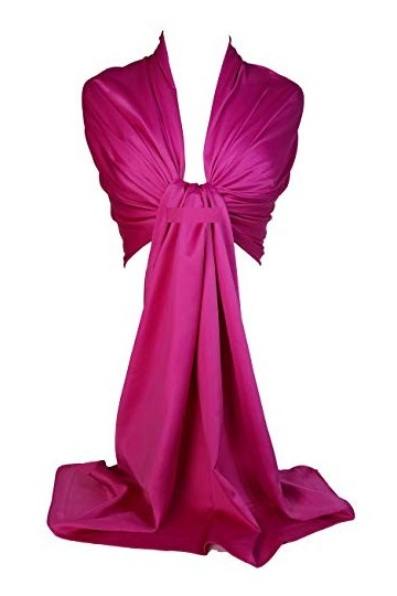 GFM Foulard en satin soyeux, fini mat, pour mariage, demoiselles dhonneur, soirée Mtstn-crtglb