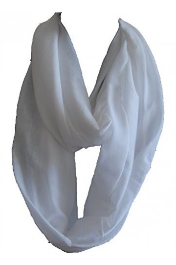 Châle en Jersey Uni pour Femme - Blanc - Standard