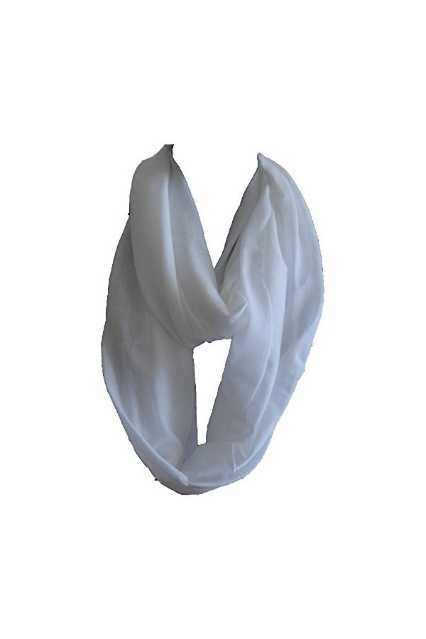 Châle en Jersey Uni pour Femme - Blanc - Standard