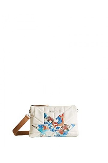 Desigual Womens BOLS_WILD Easter Dortmund M Across Sac de sport Blanc Taille unique