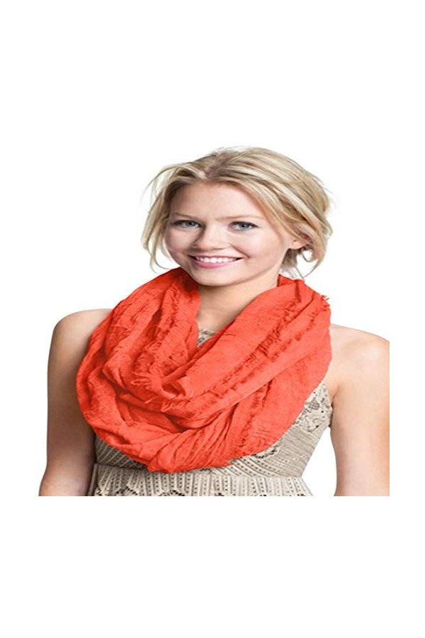 CJ Apparel Vert Foncé Mobius Infinity Scarf Secondes Snood Cowl Tube circulaire Eternity Châle Pashmina NOUVEAU