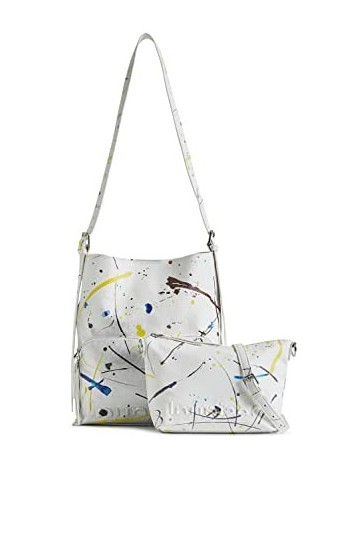 Desigual, BAG SPLAT_BUTÁN W 2004 SILVER Femme, - Taille Unique -