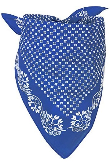 styleBREAKER Écharpe triangulaire pour dames en coton avec motif floral, écharpe multifonctionnelle, bandana 01016201, couleu