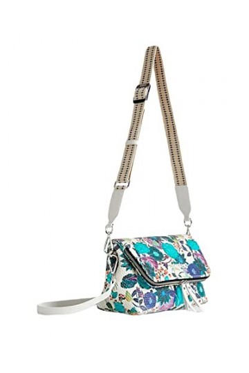 Desigual Femme Bols_eterea Blue Ve Sac de sport Across , Bleu, Taille unique EU