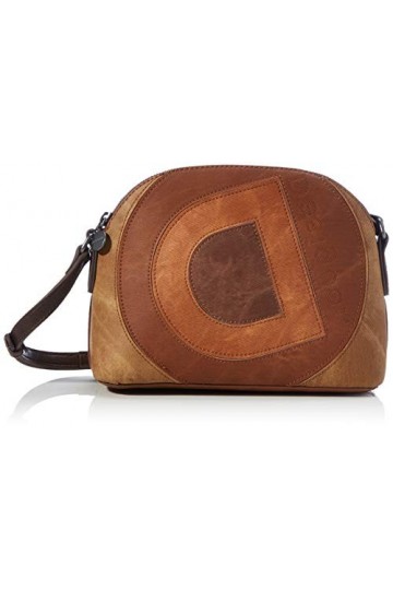 Desigual Femme Accessoires Pu Body Bag Sac de sport Across, Marron, Taille unique EU