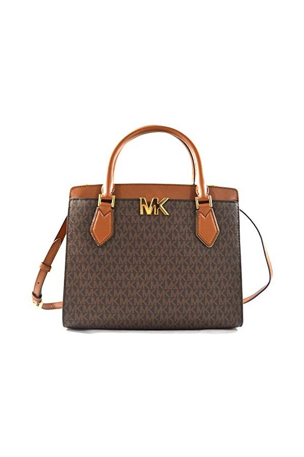 Michael Kors Grand sac à main Mott pour femme, brun, Medium