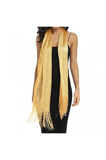 TSLRSA Top Tendance Belle Étole Femme Châle Wrap Écharpe Brillante - Cérémonies Soirée Fêtes Mariage Cérémonie Cocktail Bal d