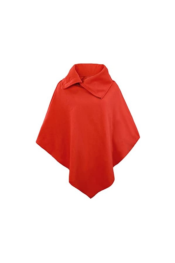 Rayson Élégant Pull Poncho Cape Femme Pull Poncho à Polyvalent de Type Châle pour Femmes Chic Glamour Baggy Irrégulière Châle