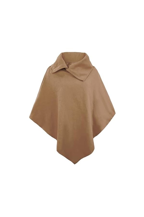 Rayson Élégant Pull Poncho Cape Femme Pull Poncho à Polyvalent de Type Châle pour Femmes Chic Glamour Baggy Irrégulière Châle