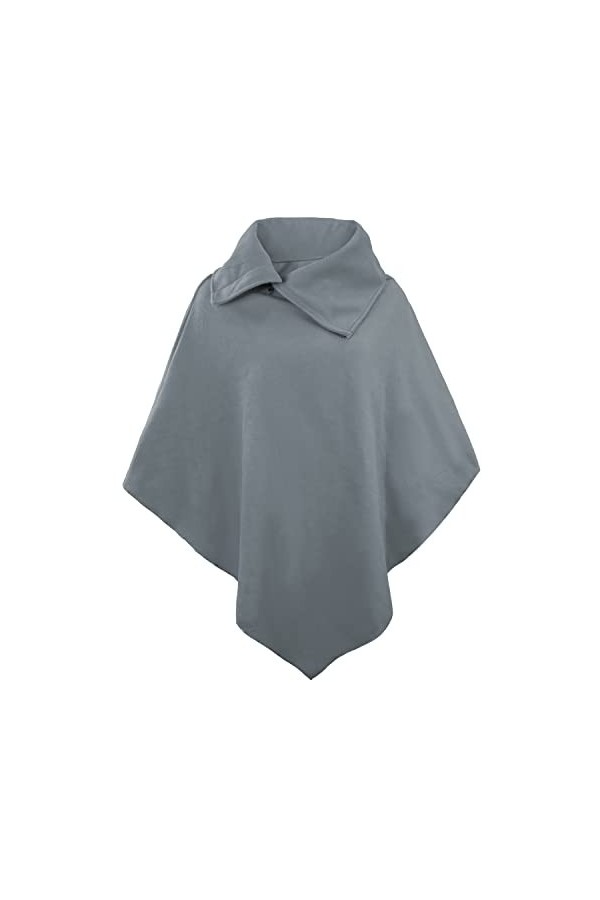 Rayson Élégant Pull Poncho Cape Femme Pull Poncho à Polyvalent de Type Châle pour Femmes Chic Glamour Baggy Irrégulière Châle