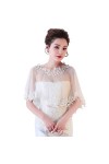 Châle de mariage, cape de mariée, couverture dépaule, écharpe en dentelle, cape pour femme, couverture dépaule, cape en den