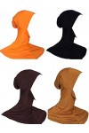 GladThink Femmes Musulmanes Mini Pleine Couvert Hijab Coiffure Foulard Islamique 4 Pièces Set No.8