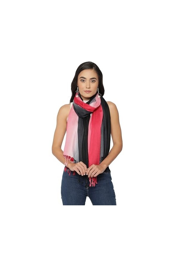 Écharpe Châle Pashmina En Viscose - Franges - Couleurs Variées - Expédition Rapide Depuis Le Royaume-Uni