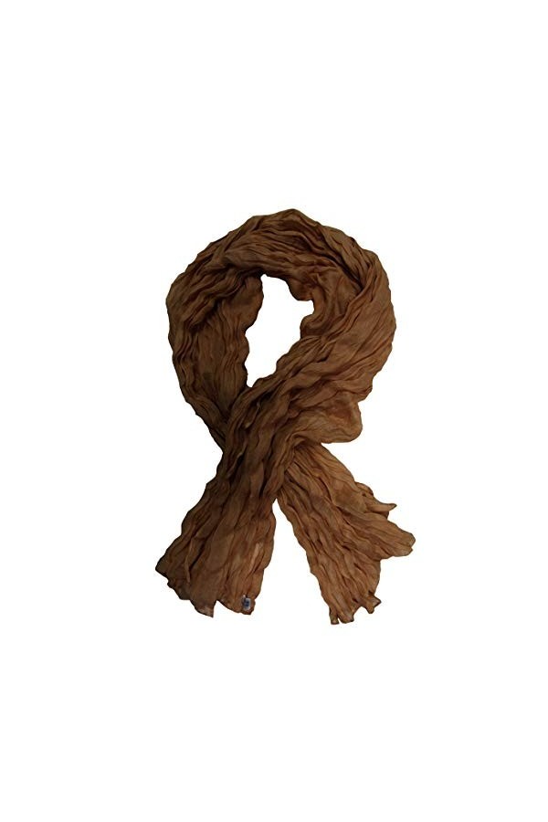 itendance Chèche Écharpe Double Très Long 3 Mètres 100% coton Foulard kaki
