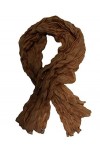 itendance Chèche Écharpe Double Très Long 3 Mètres 100% coton Foulard kaki